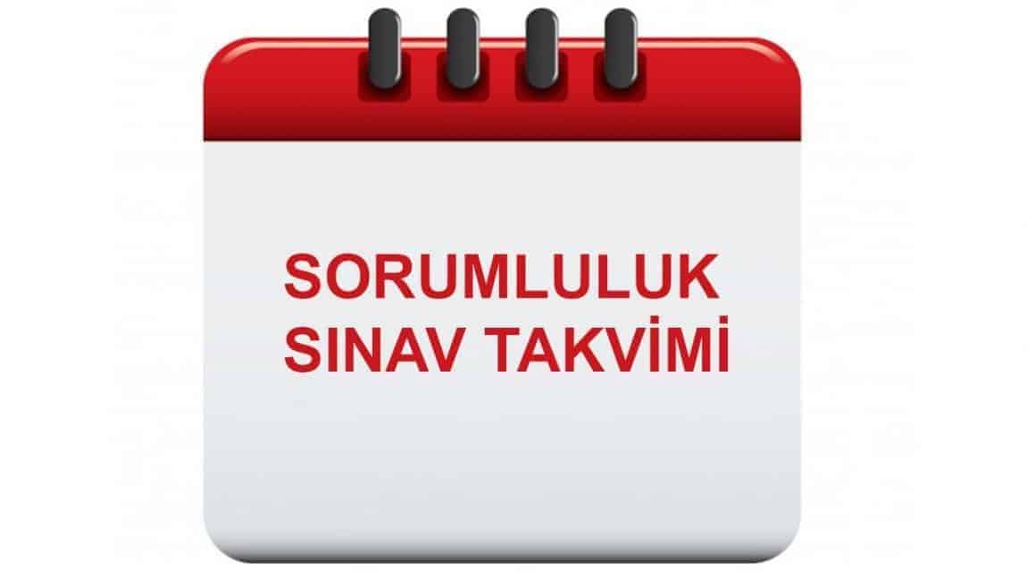 2025-2026 EYLÜL DÖNEMİ SORUMLULUK SINAVLARI